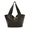 Grained Deerskin Bea Tote Musk