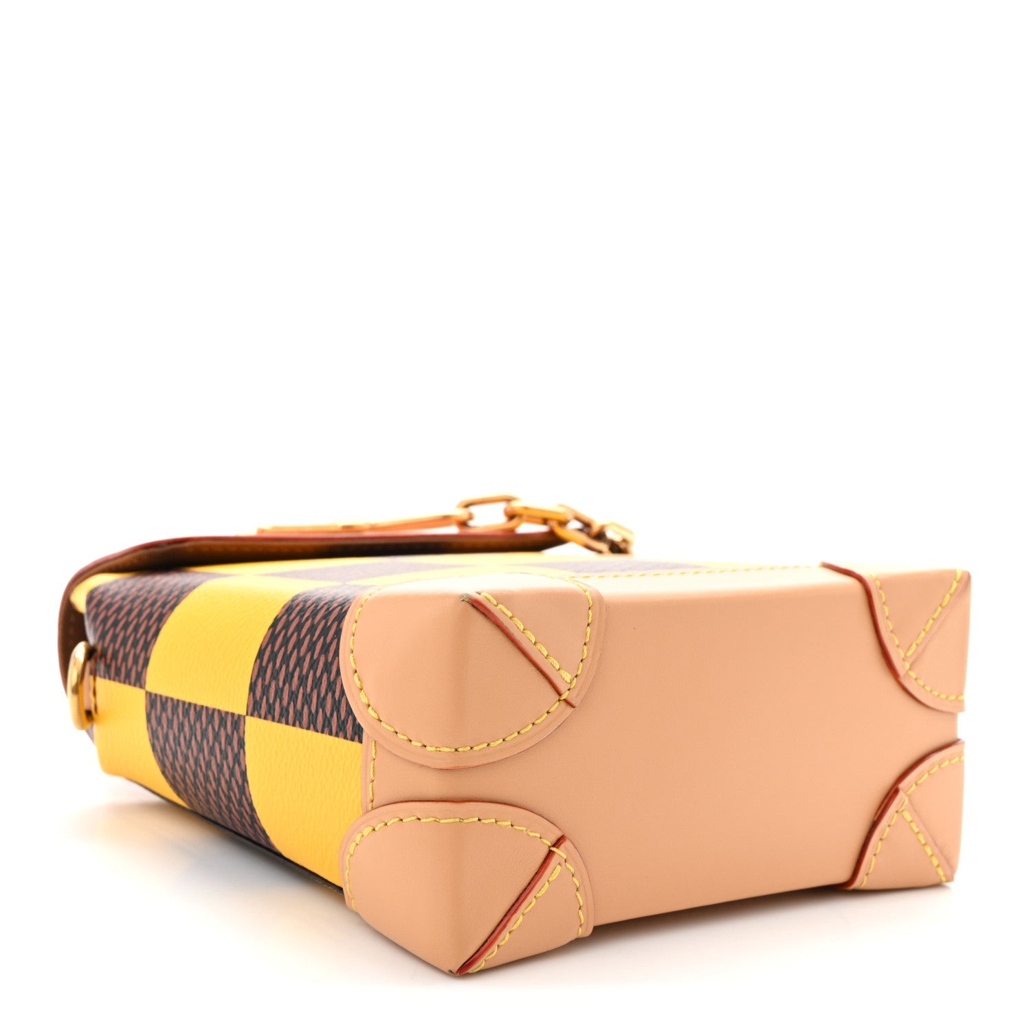 Damier Pop Nano Steamer Yellow