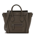 Drummed Calfskin Nano Luggage Souris