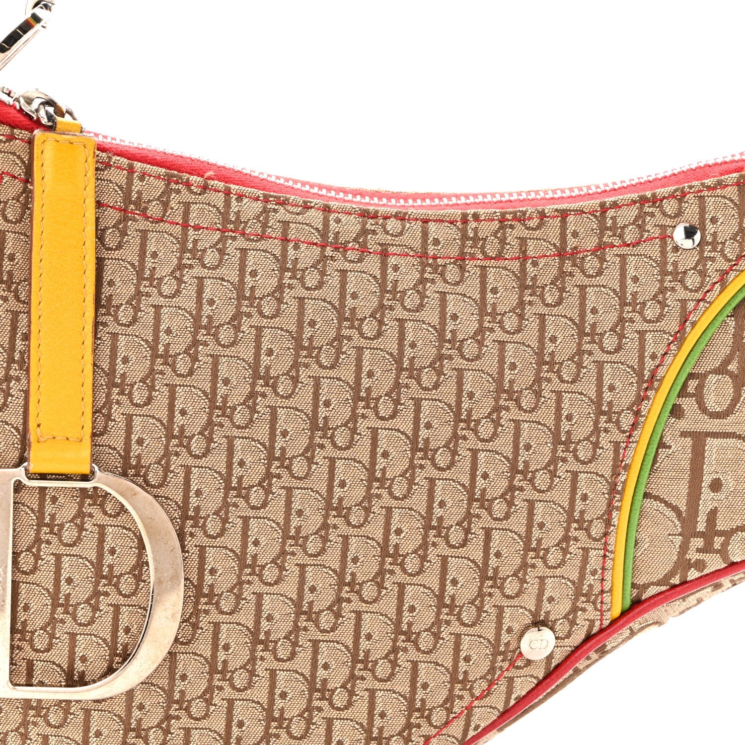 Monogram Rasta Saddle Pochette Beige