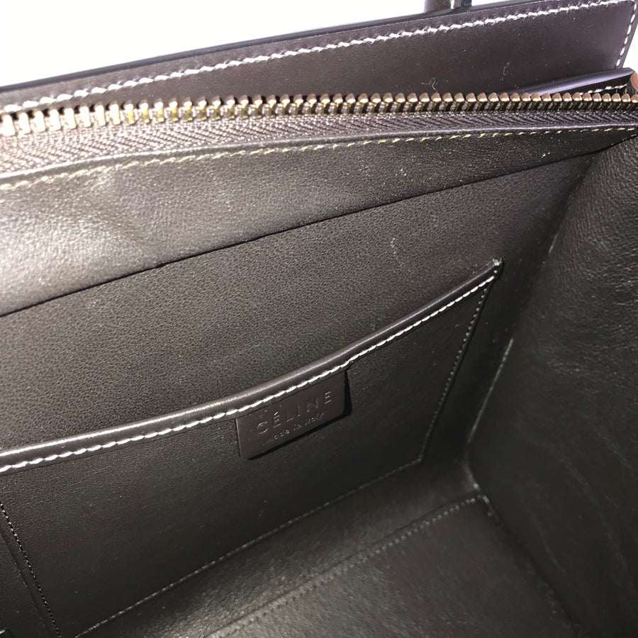 CELINE Luggage Nano Shopper Hand bag