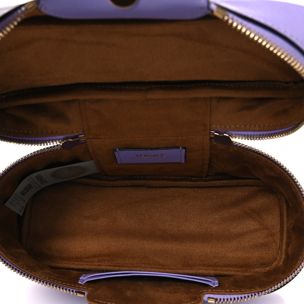 Lambskin Tag Vanity Bag Lilac