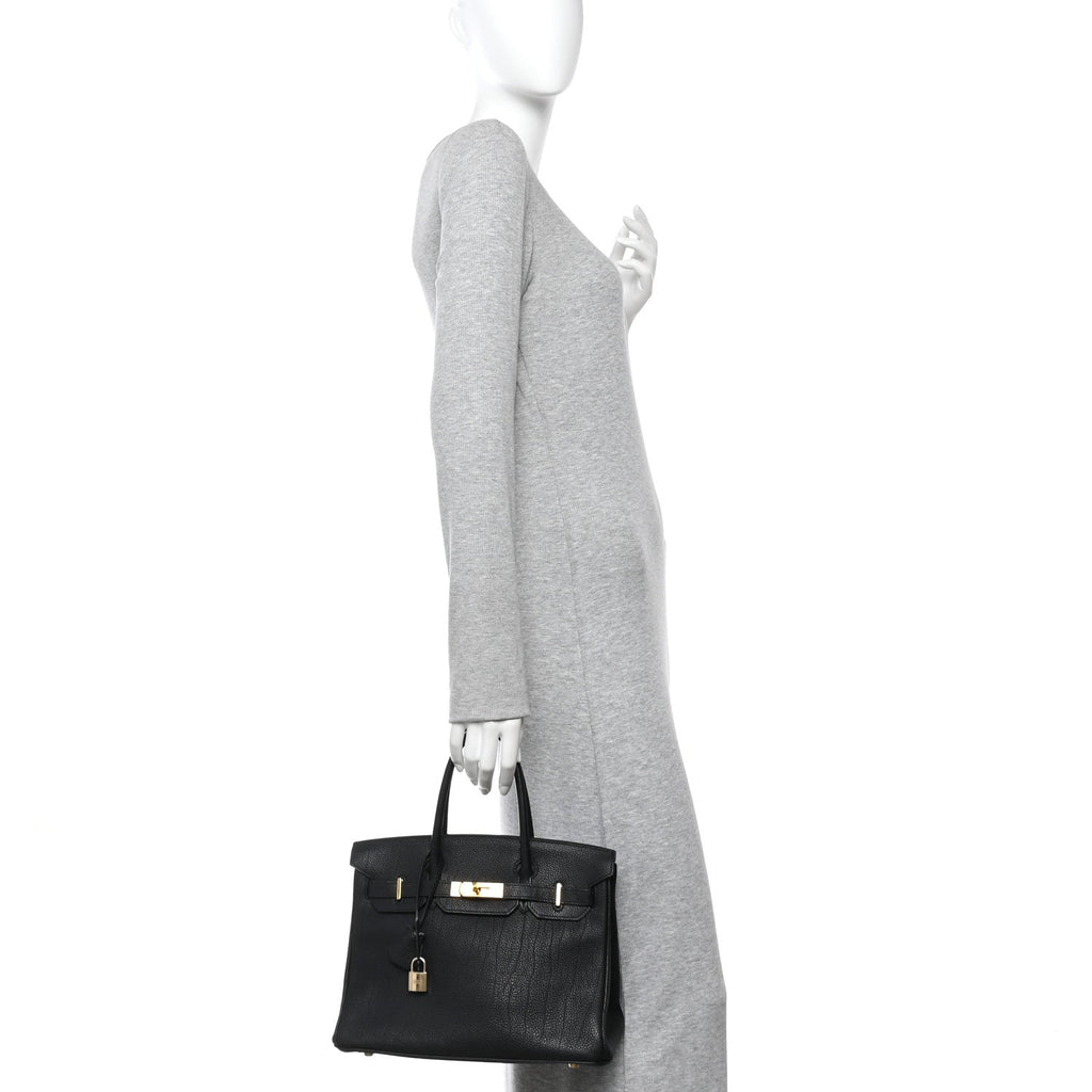 Togo Birkin 30 Black