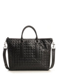 Bottega Veneta Men Soft Leather Business Bag