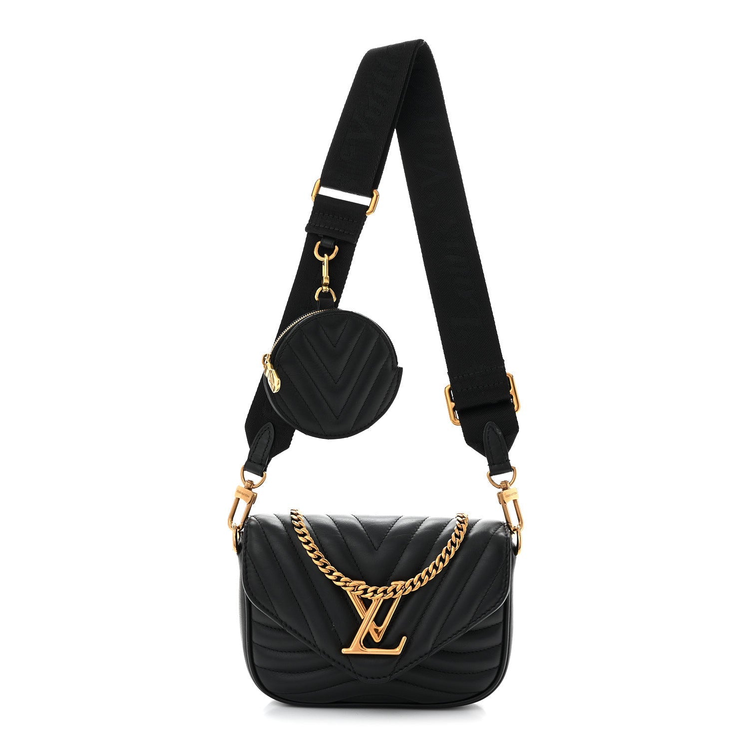 Calfskin New Wave Multi Pochette Black