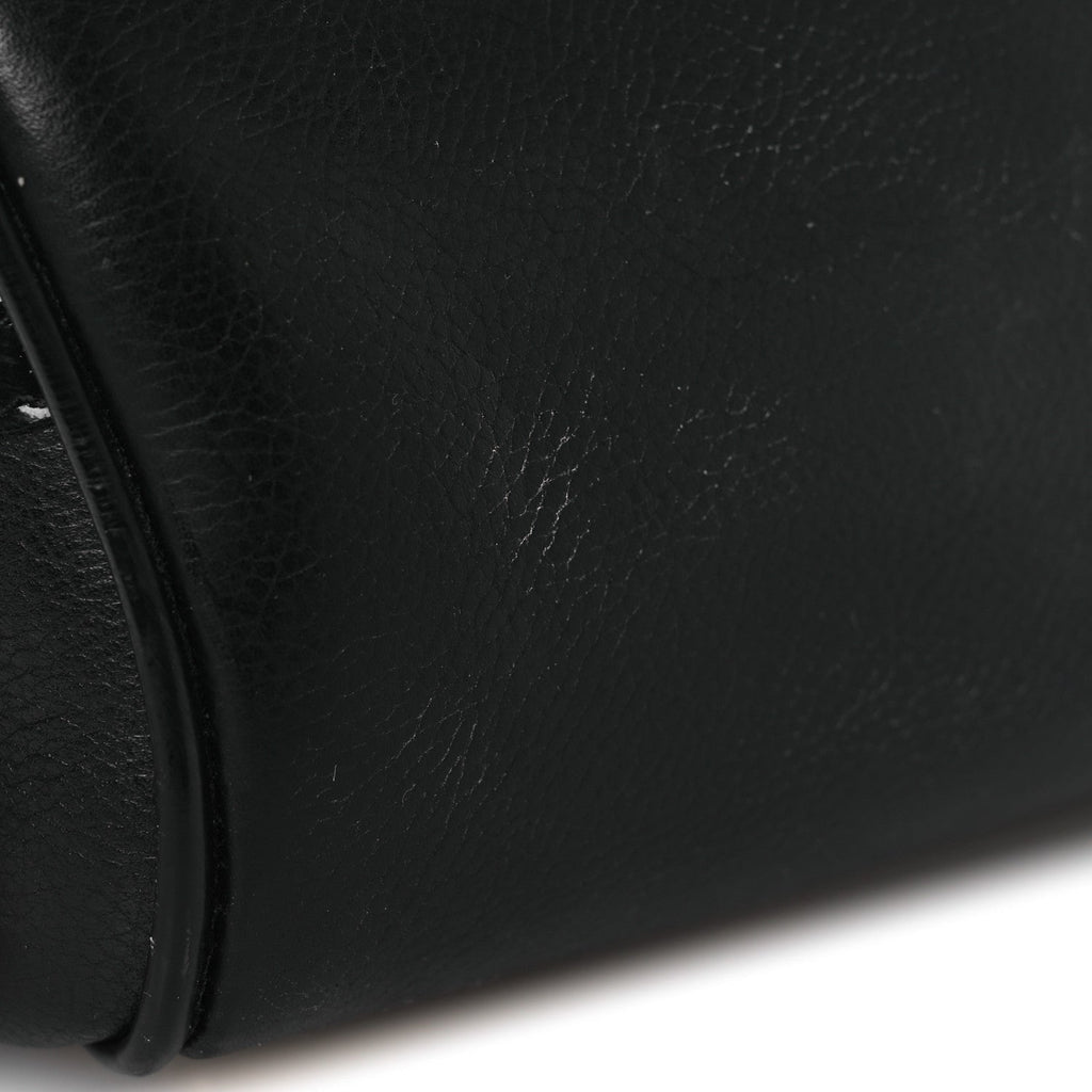 Calfskin Gambler Dice Bowler Black