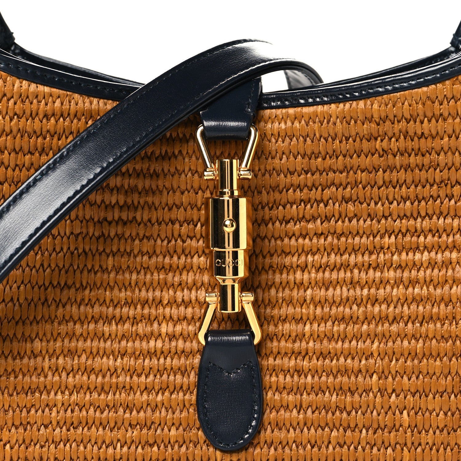 Straw Lux Boarded Dyana Lux Calfskin Small Jackie 1961 Hobo Natural Blue