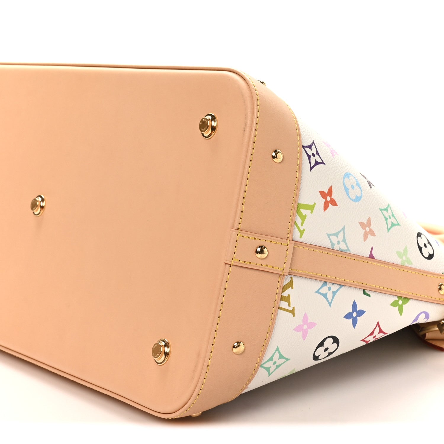LV x TM Monogram Multicolor Alma Travel White