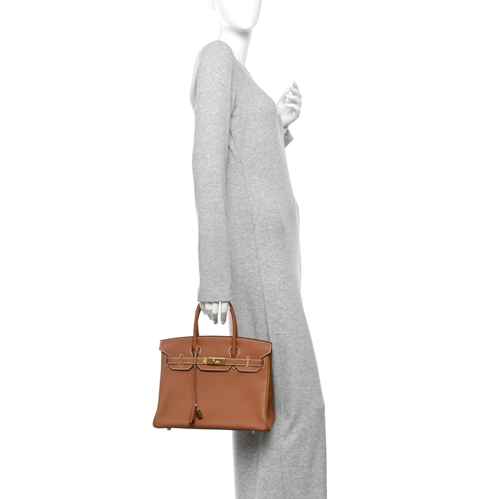 Togo Birkin 30 Gold