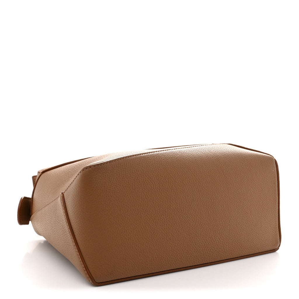 Grained Calfskin Small Puzzle Edge Bag Toffee