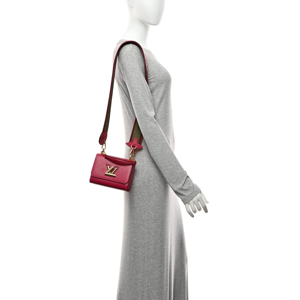 Epi Twist Shoulder Bag Mini Agathe Rose Pink