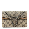GG Supreme Monogram Super Mini Dionysus Shoulder Bag Taupe