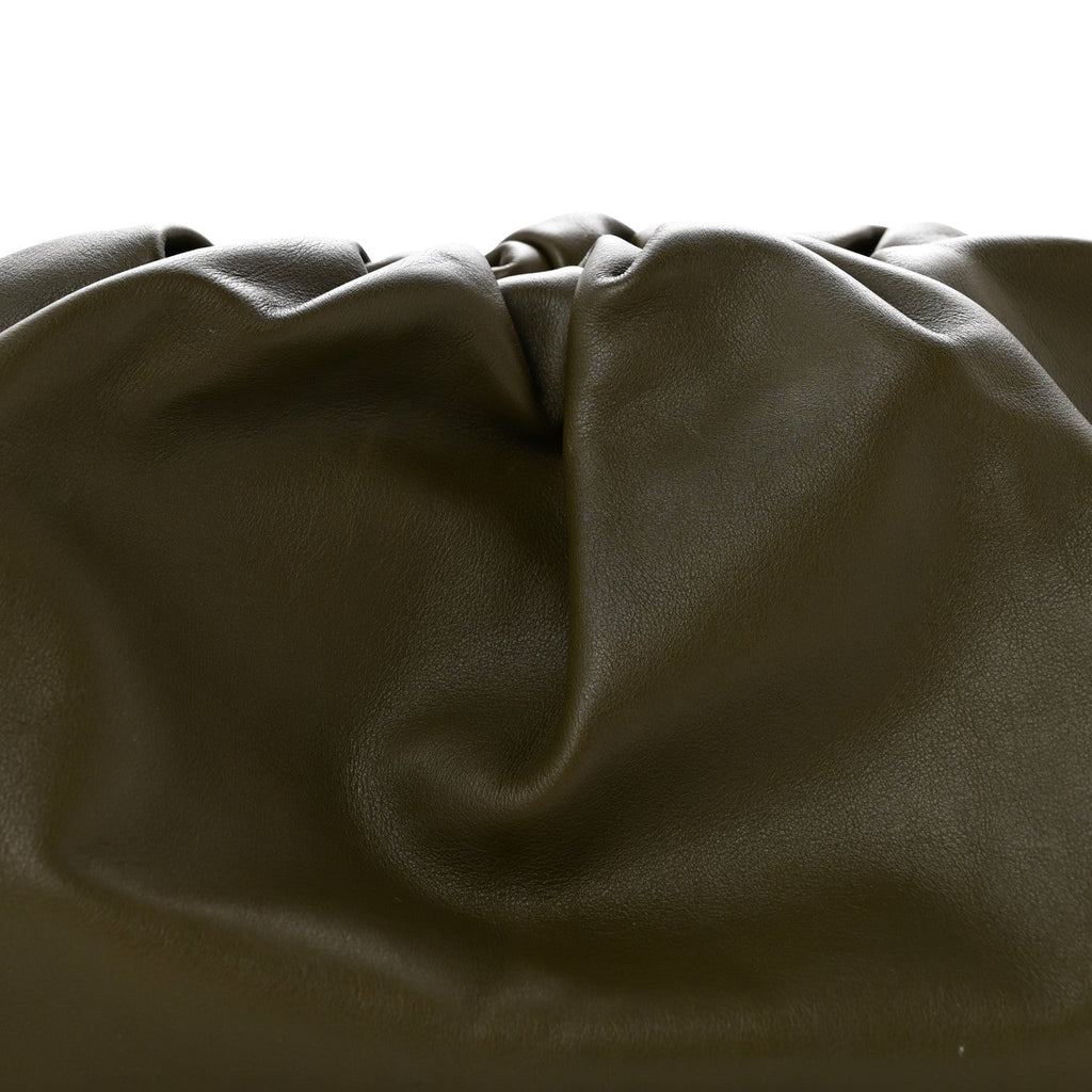 Smooth Butter Calf The Pouch Oversized Clutch Mud