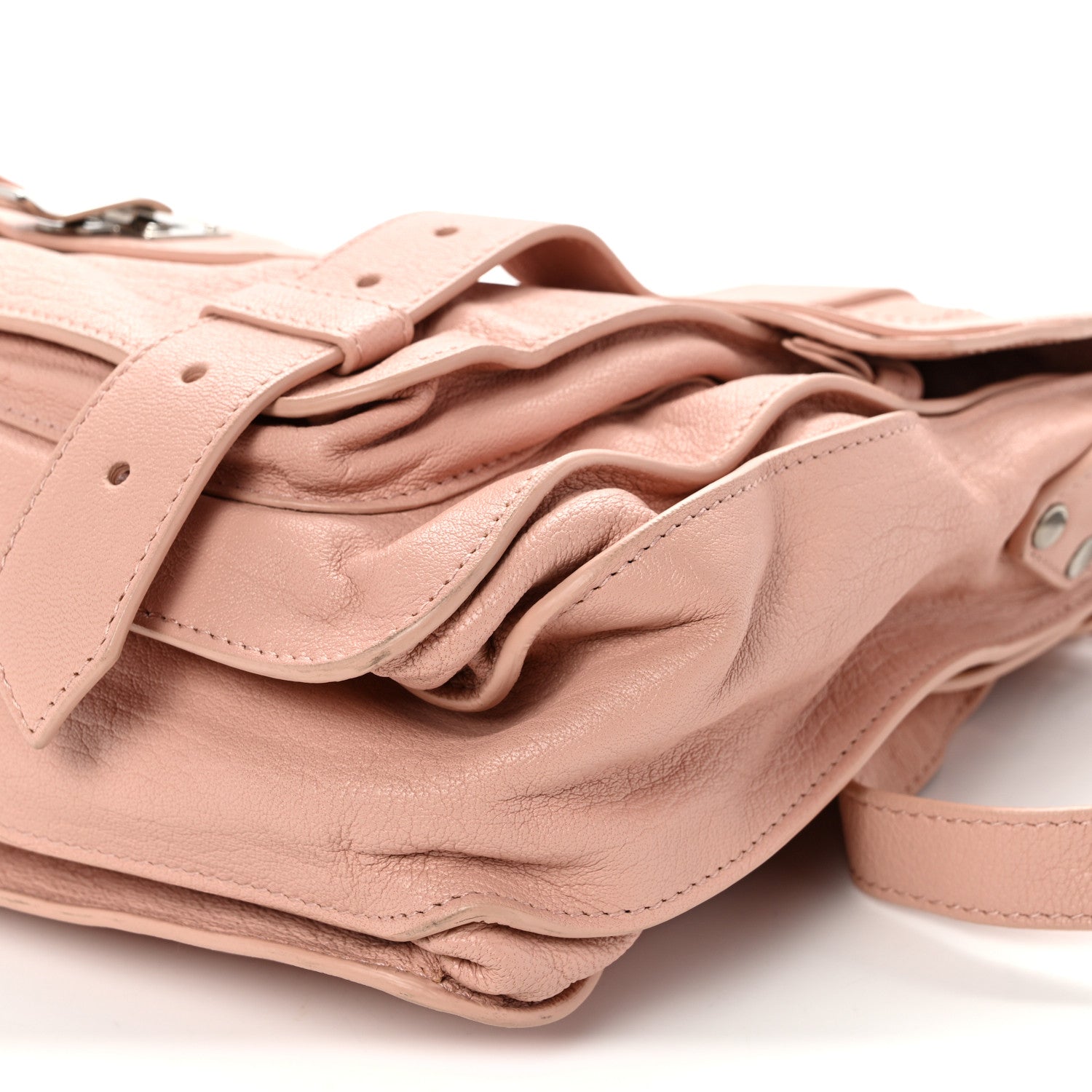 Lambskin Medium PS1 Satchel Blush