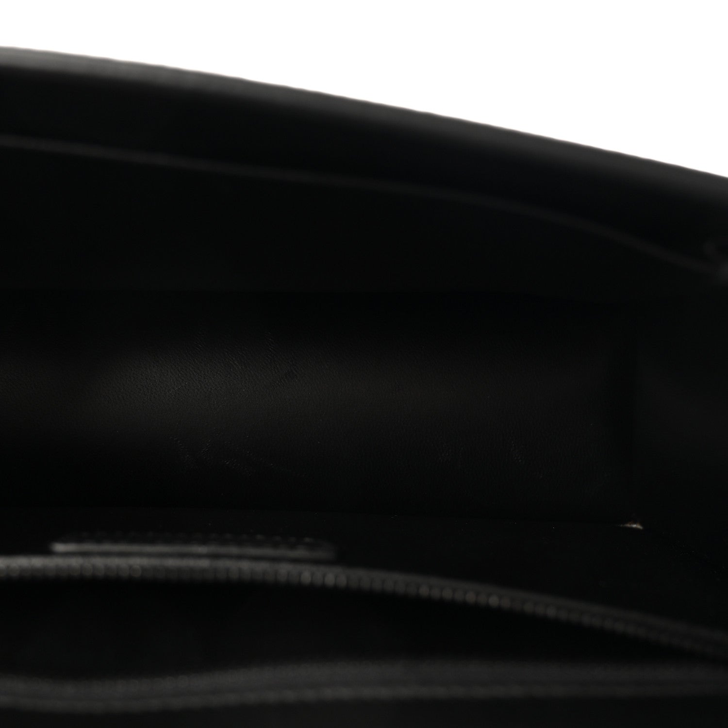 Ultra Matte Grained Calfskin 30 Montaigne Flap Bag Black