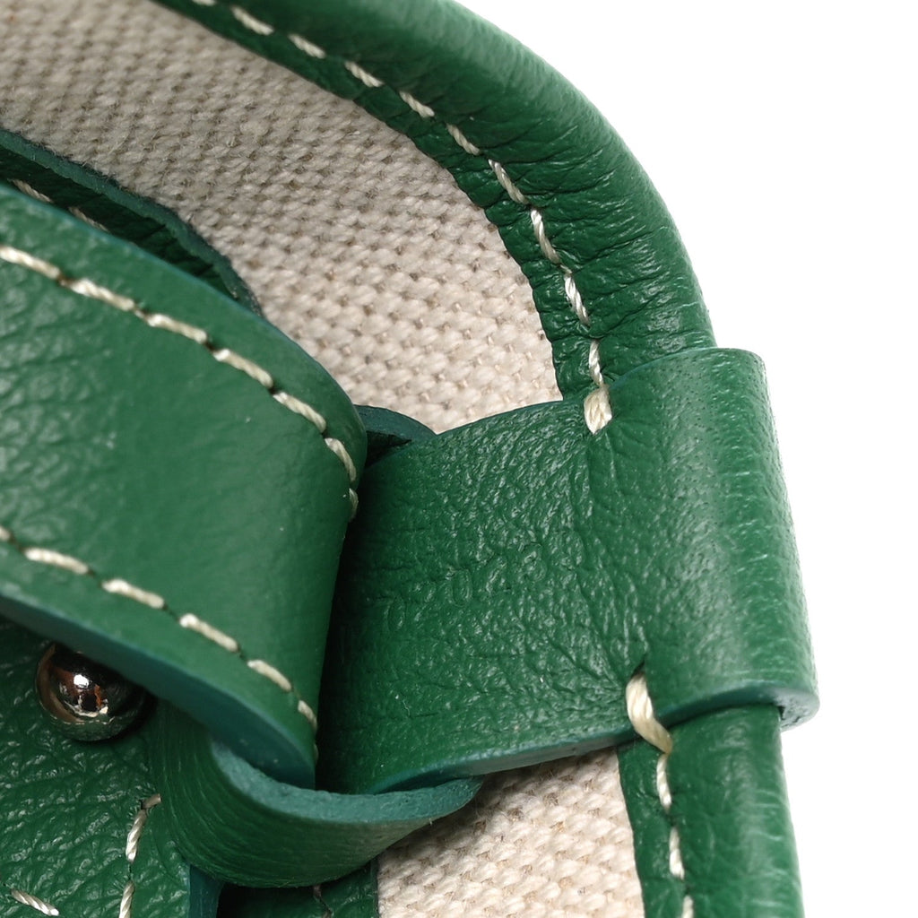 Goyardine Petit Flot Bucket Bag PM Green