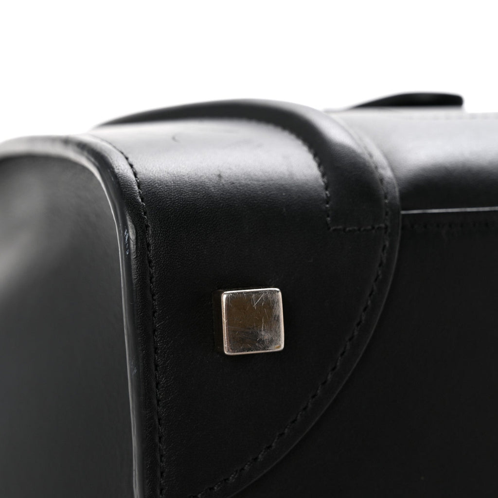 Smooth Calfskin Mini Luggage Black