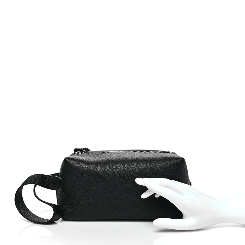 Cuoio Romano Selleria Toiletry Case Black