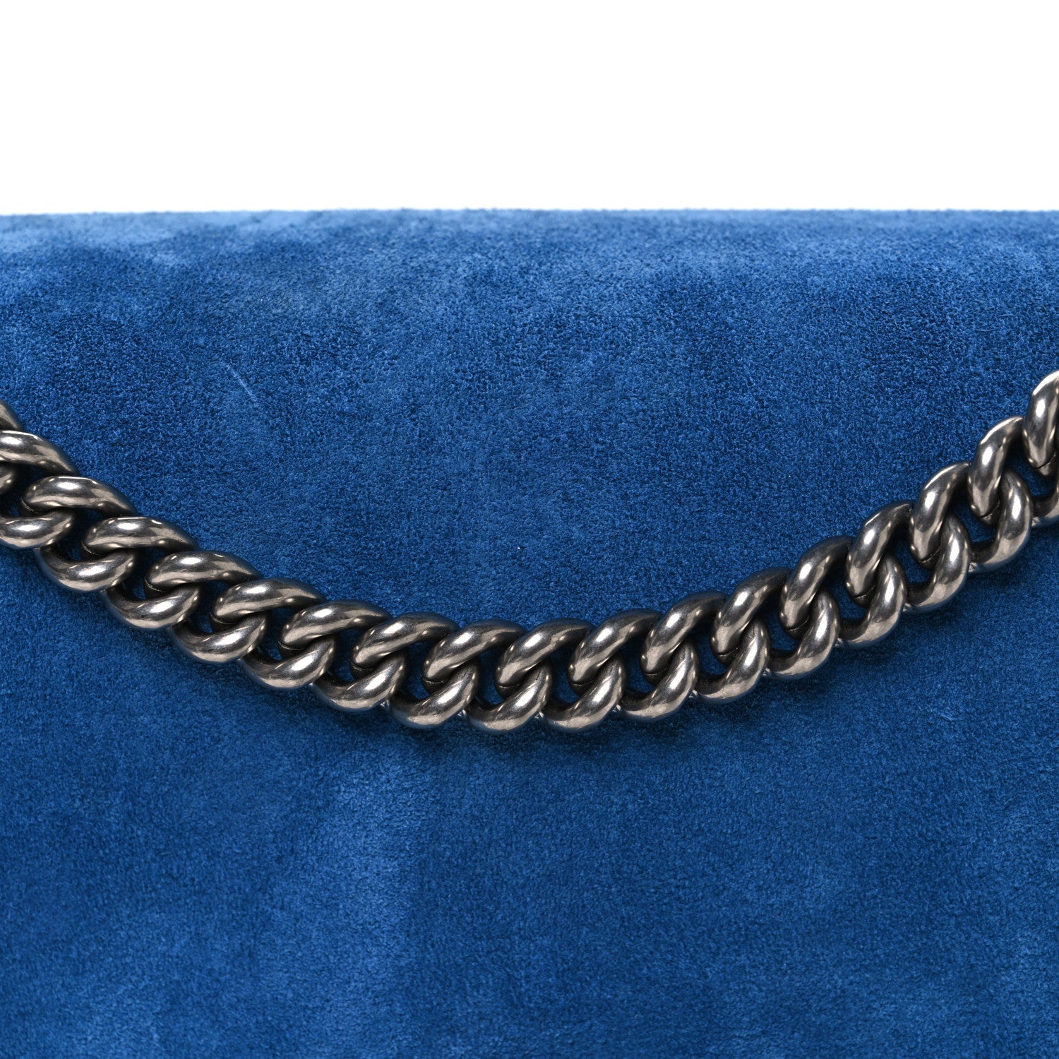 Suede Medium Dionysus Shoulder Bag Blue