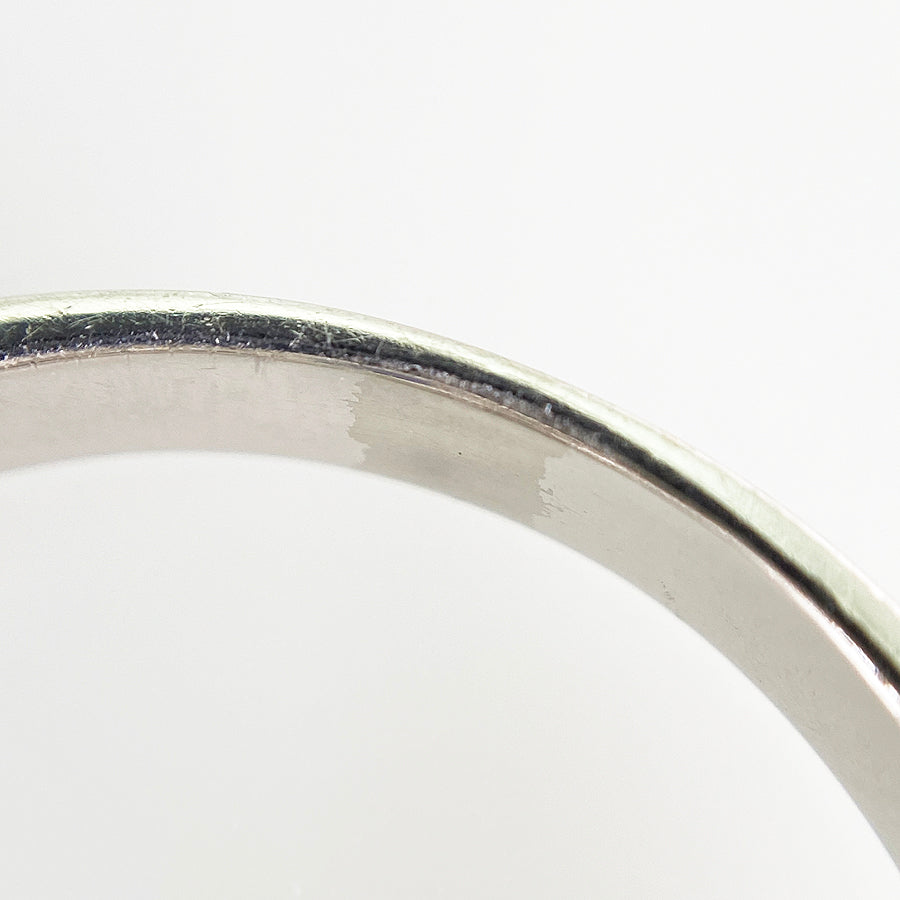 Ring Platinum Blue Sapphire