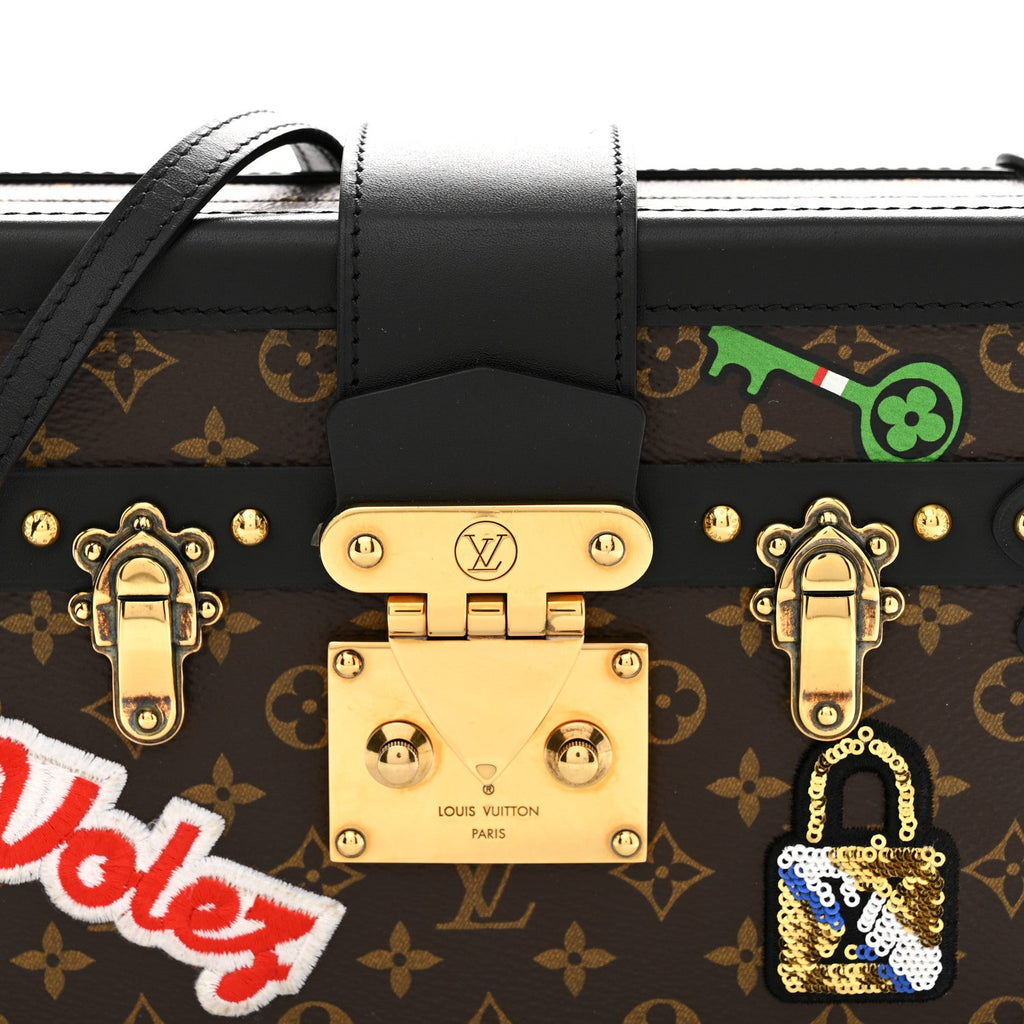 Monogram Patches Petite Malle Black
