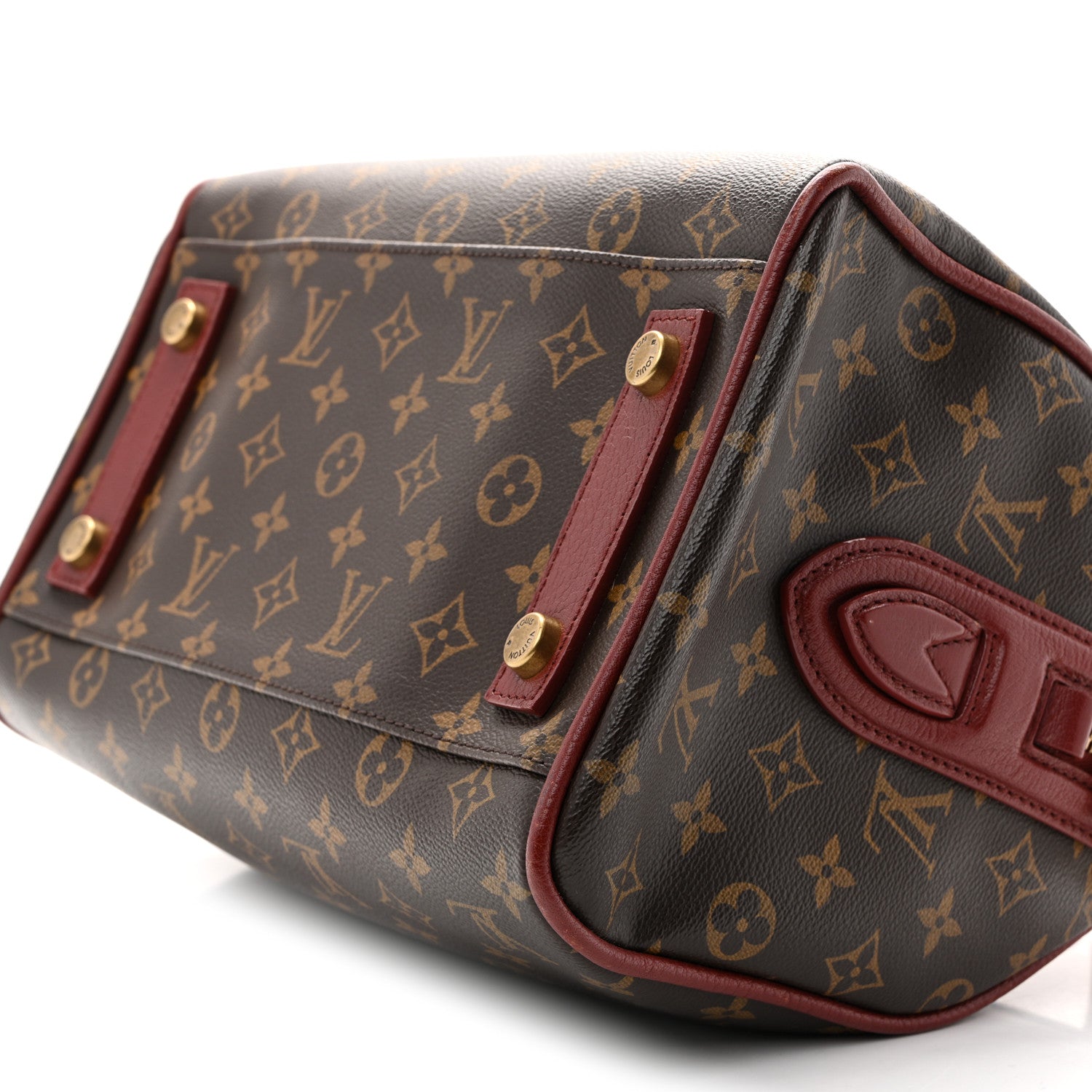 Monogram Golden Arrow Speedy Burgundy