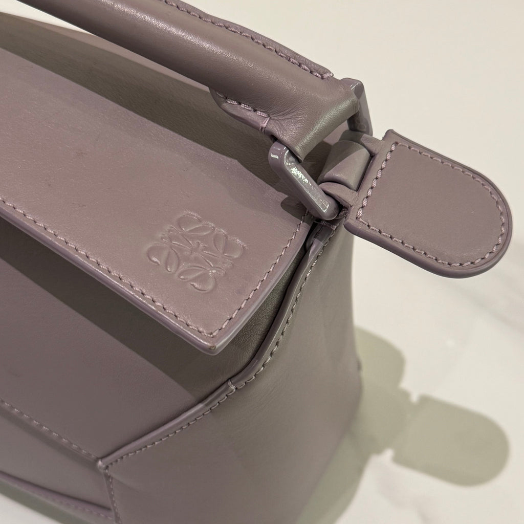 LOEWE SMALL PUZZLE BAG PURPLE