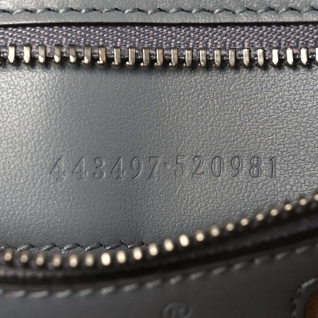 Calfskin Matelasse Aria Small GG Marmont Shoulder Bag Deep Grey