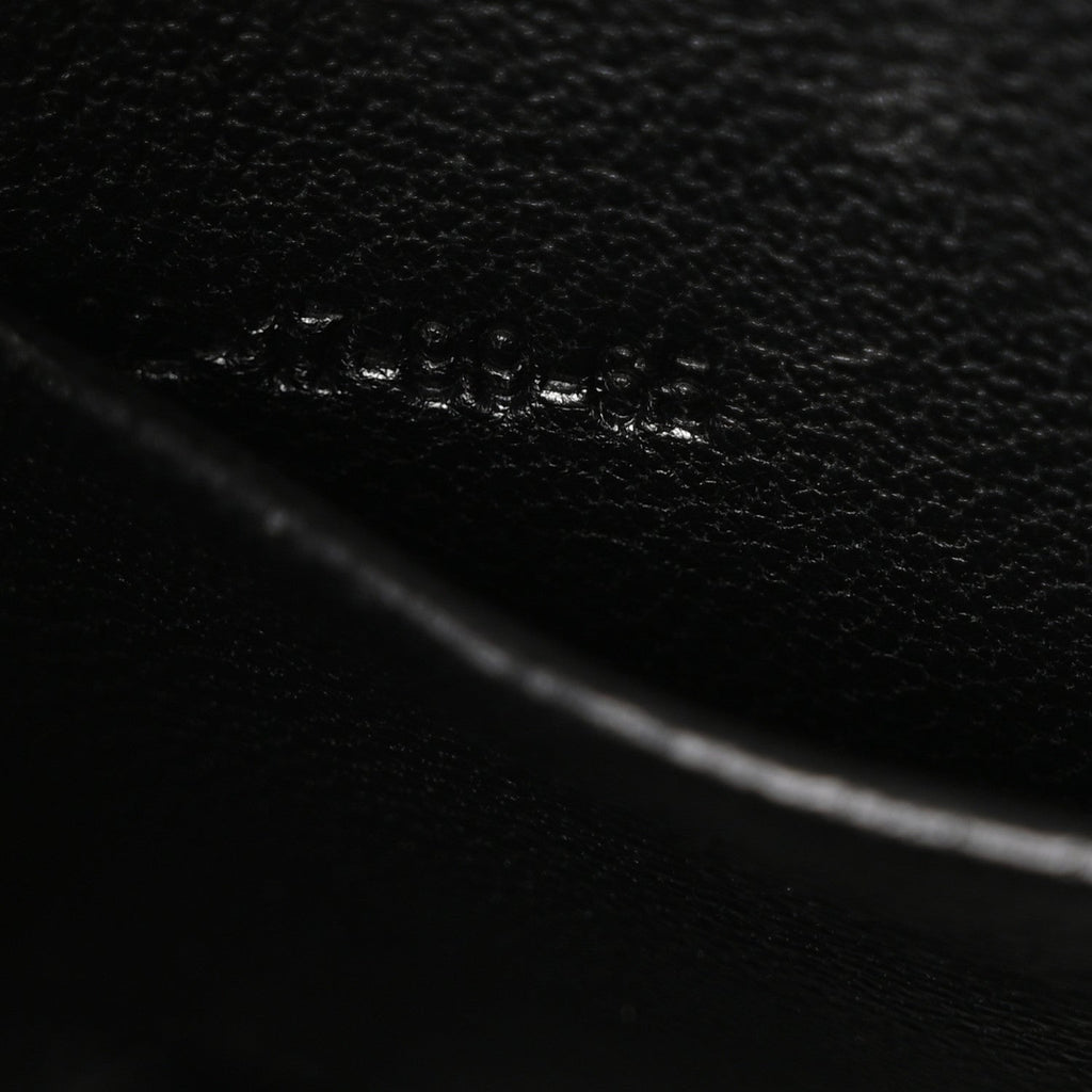 Calfskin Small Nile Bracelet Minaudiere Bag Black