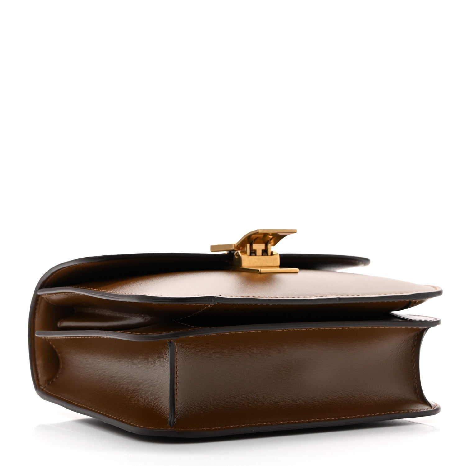 Box Calfskin Teen Classic Box Flap Bag Camel