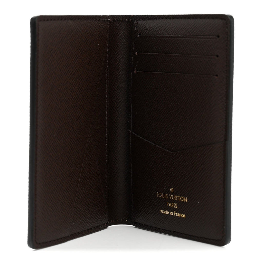Monogram Craggy Pocket Organizer Chocolate