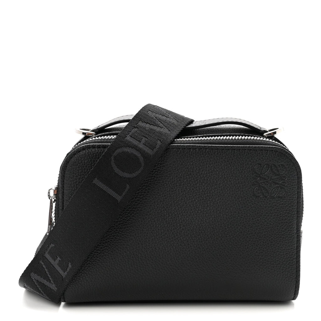 Soft Calfskin Mini Camera Bag Black