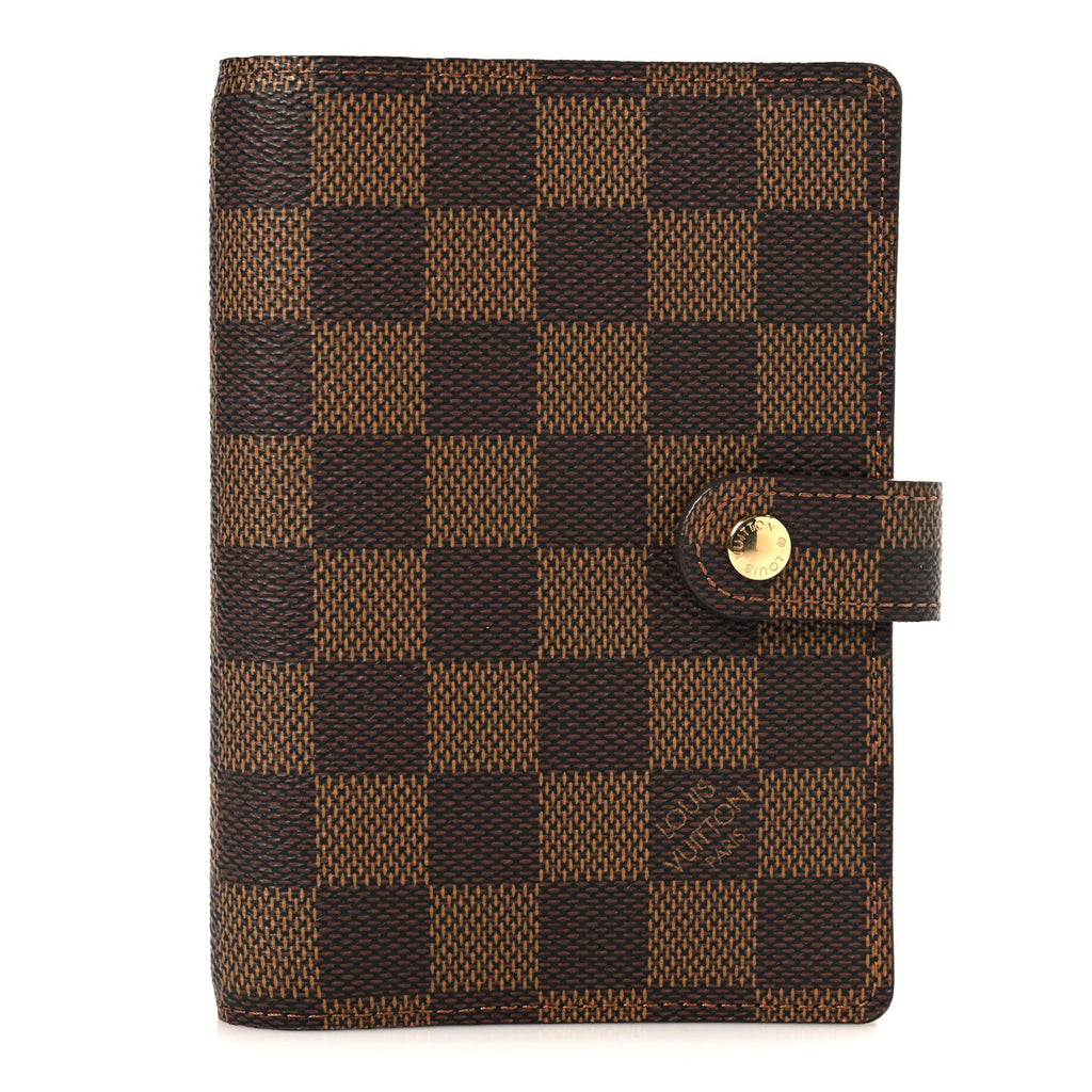 Damier Ebene Small Ring Agenda Cover