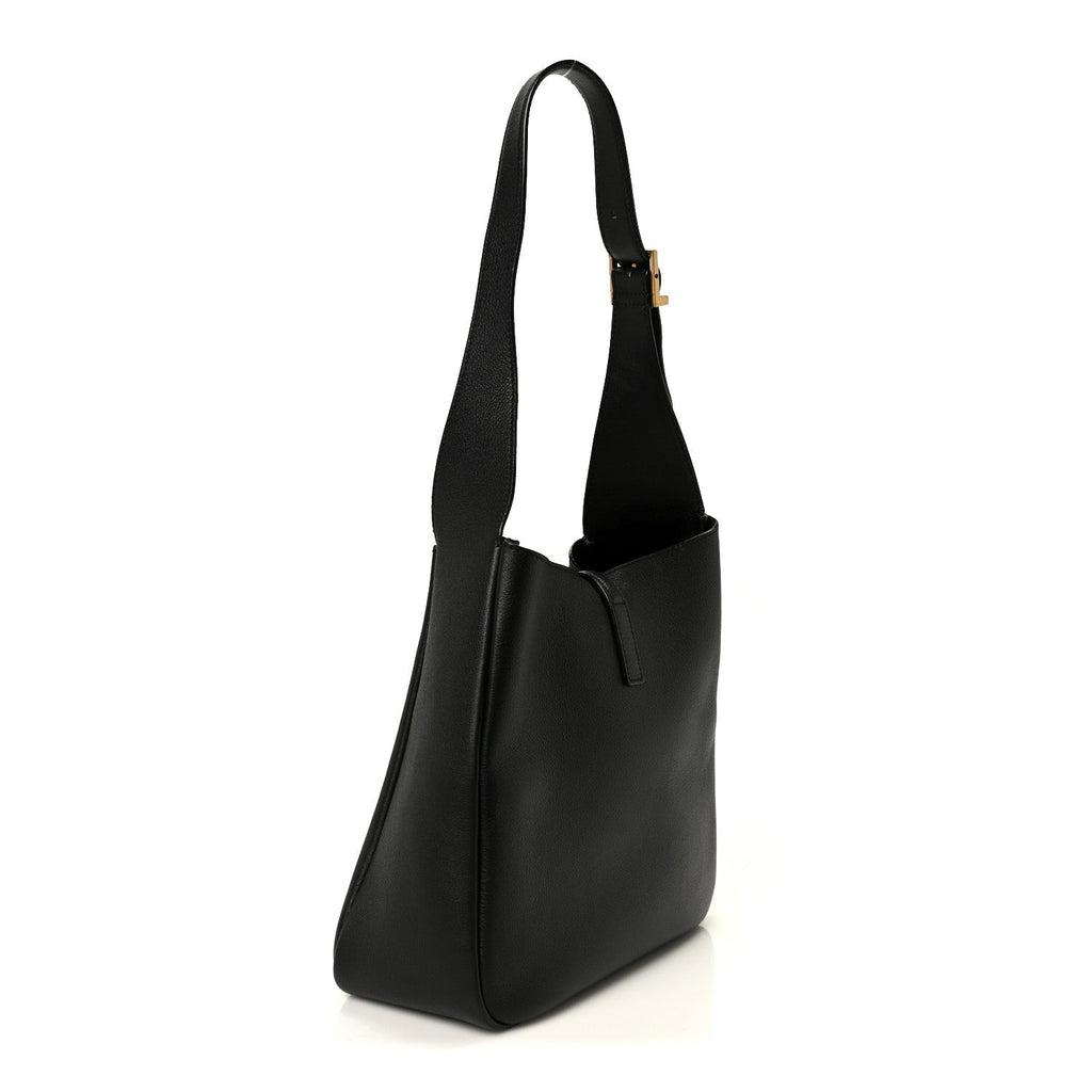 Smooth Calfskin Small Le 5 A 7 Soft Hobo Black