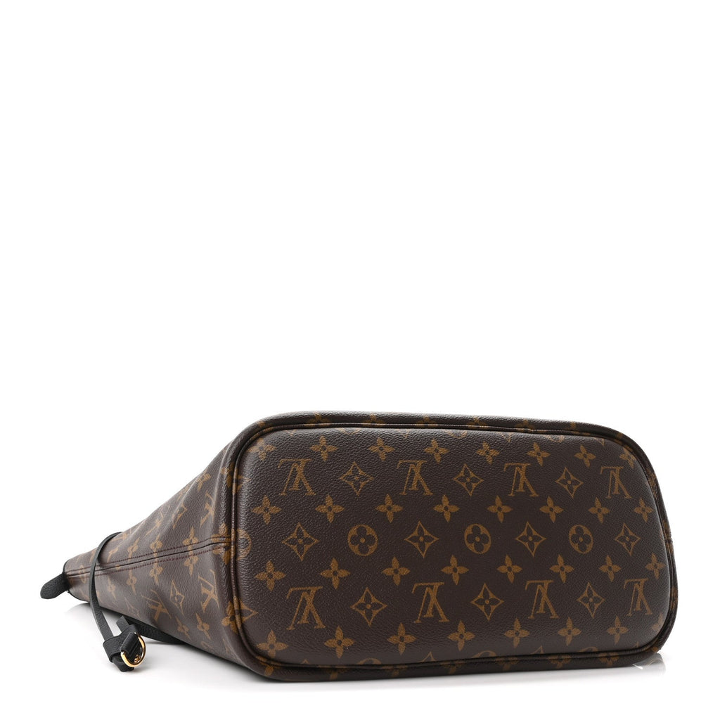 Monogram Calfskin Neo Neverfull Inside Out MM Black