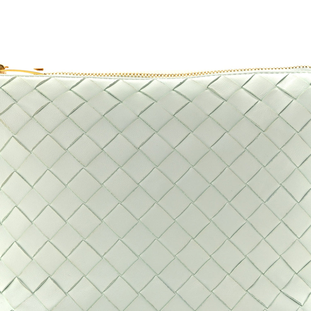 Calfskin Nappa Intrecciato Mini Wallace Glacier Muse