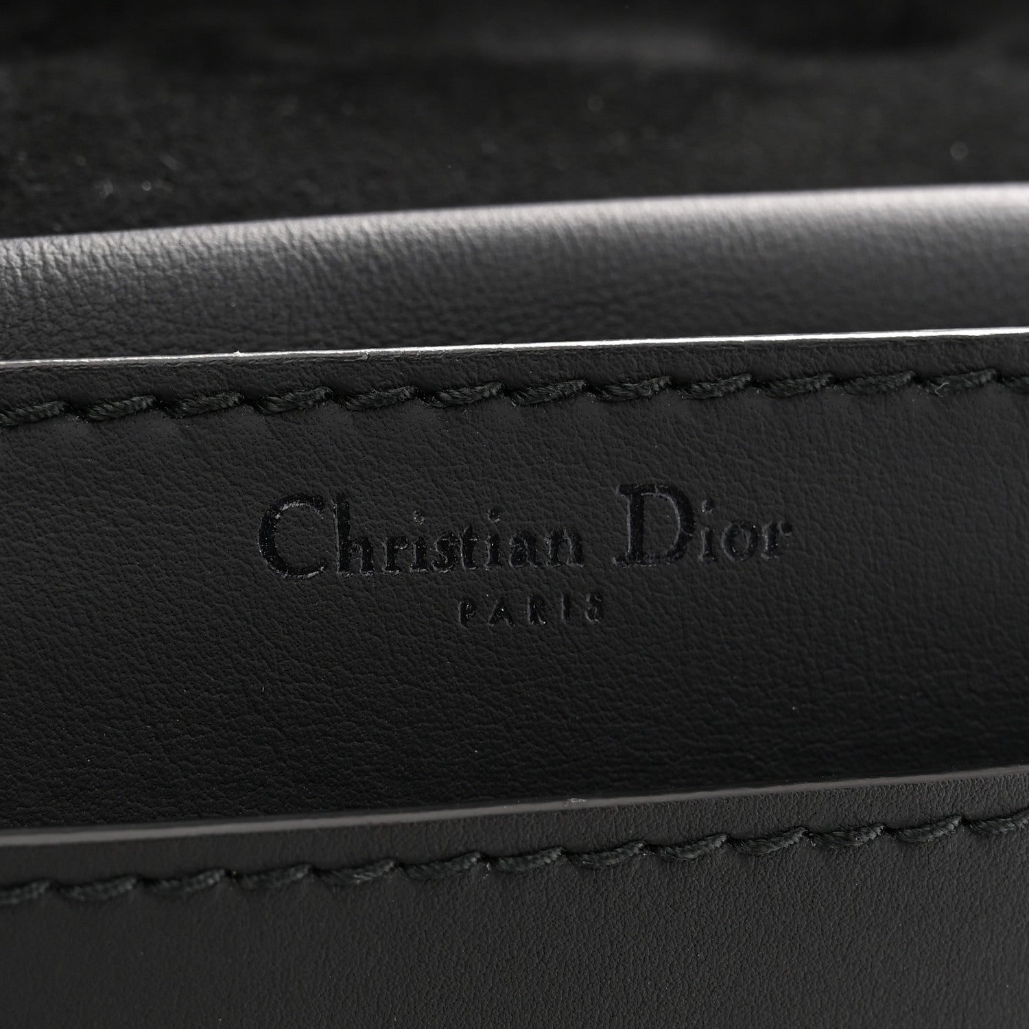 Ultra Matte Calfskin J'Adior Chain Flap Bag Black