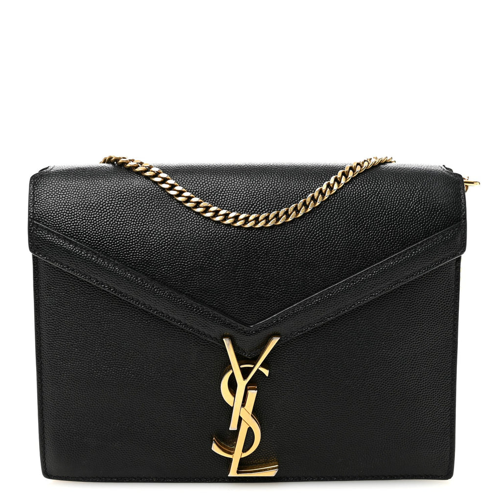 Grain De Poudre Monogram Cassandra Clasp Bag Black