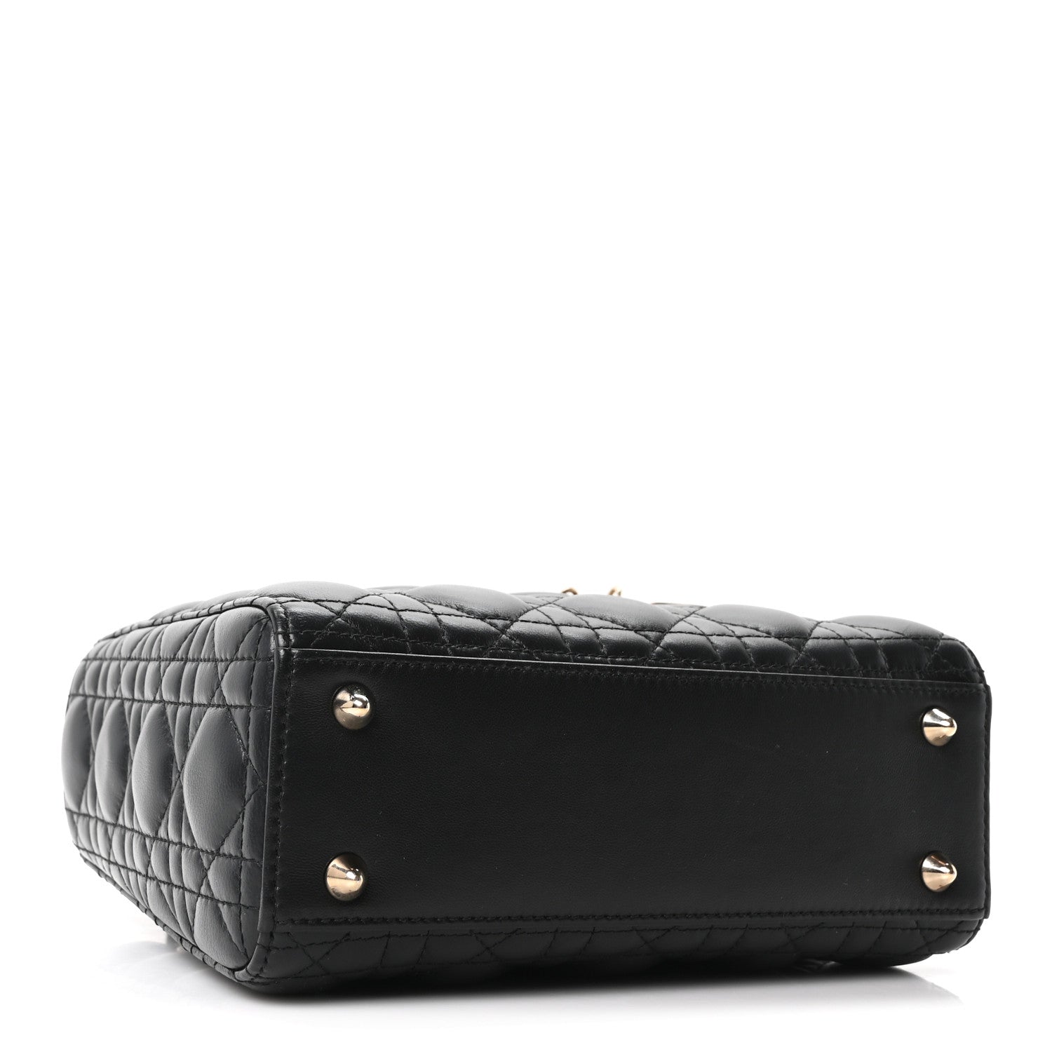 Lambskin Cannage Small My ABCDior Lady Dior Black