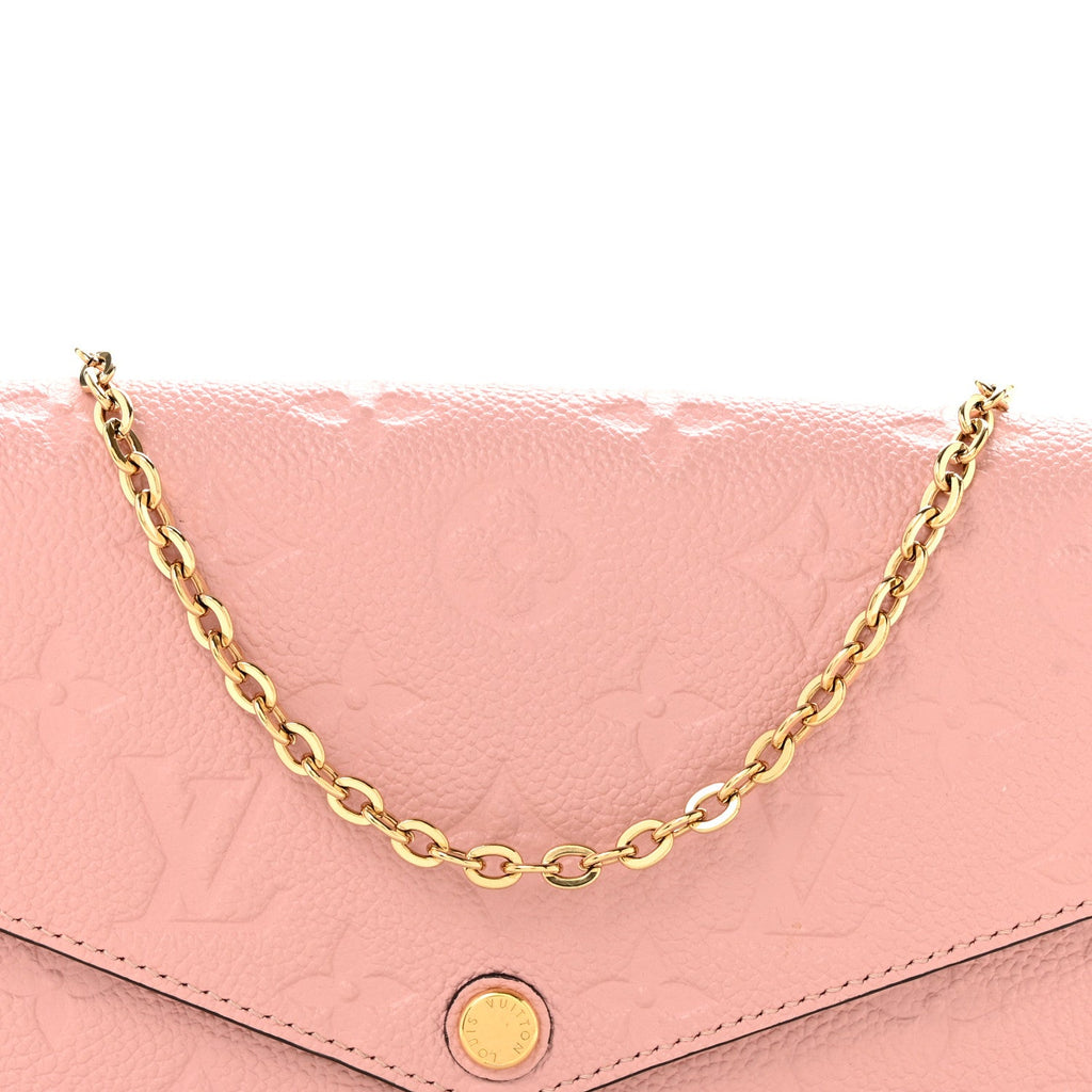 Empreinte Pochette Felicie Chain Wallet Rose Poudre