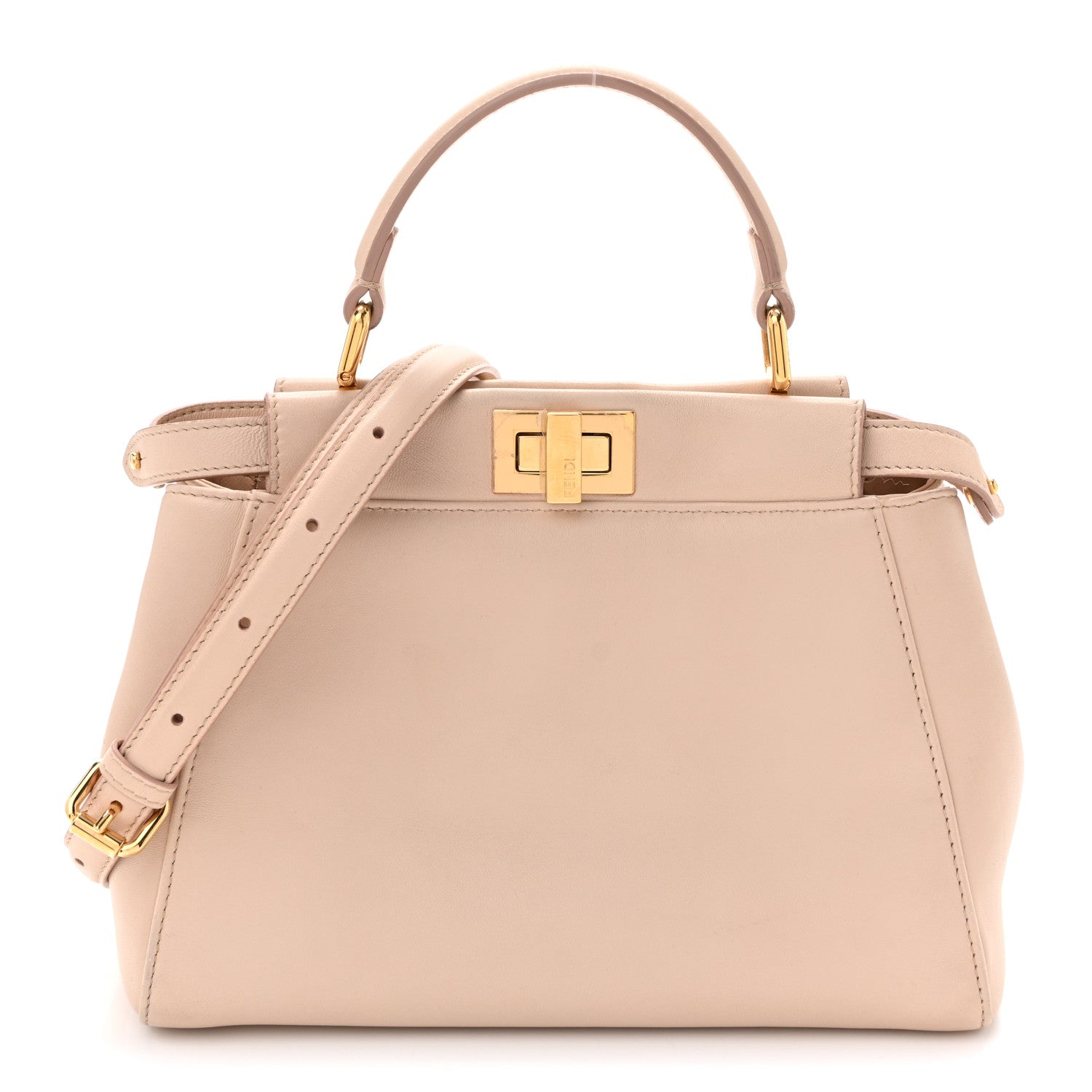 Nappa Mini Peekaboo Iconic Satchel Rosa Plaster