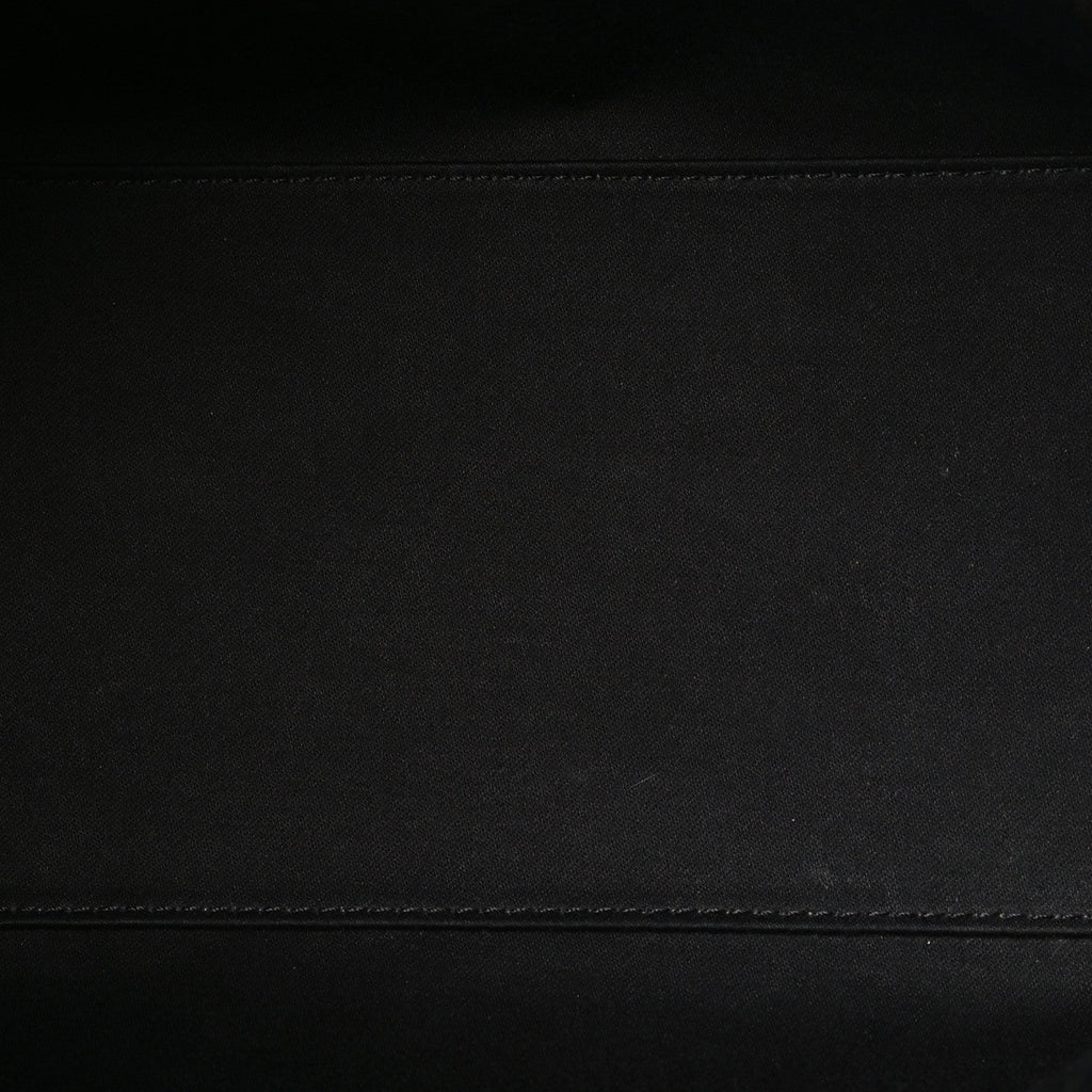 Shiny Crumpled Calfskin Quilted Small Chanel 25 Handbag Black