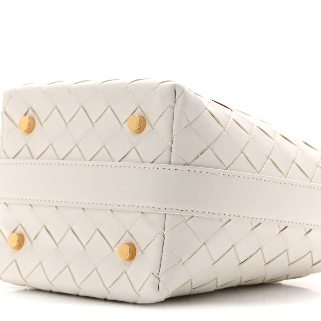 Nappa Intrecciato Heart Candy Wallace White