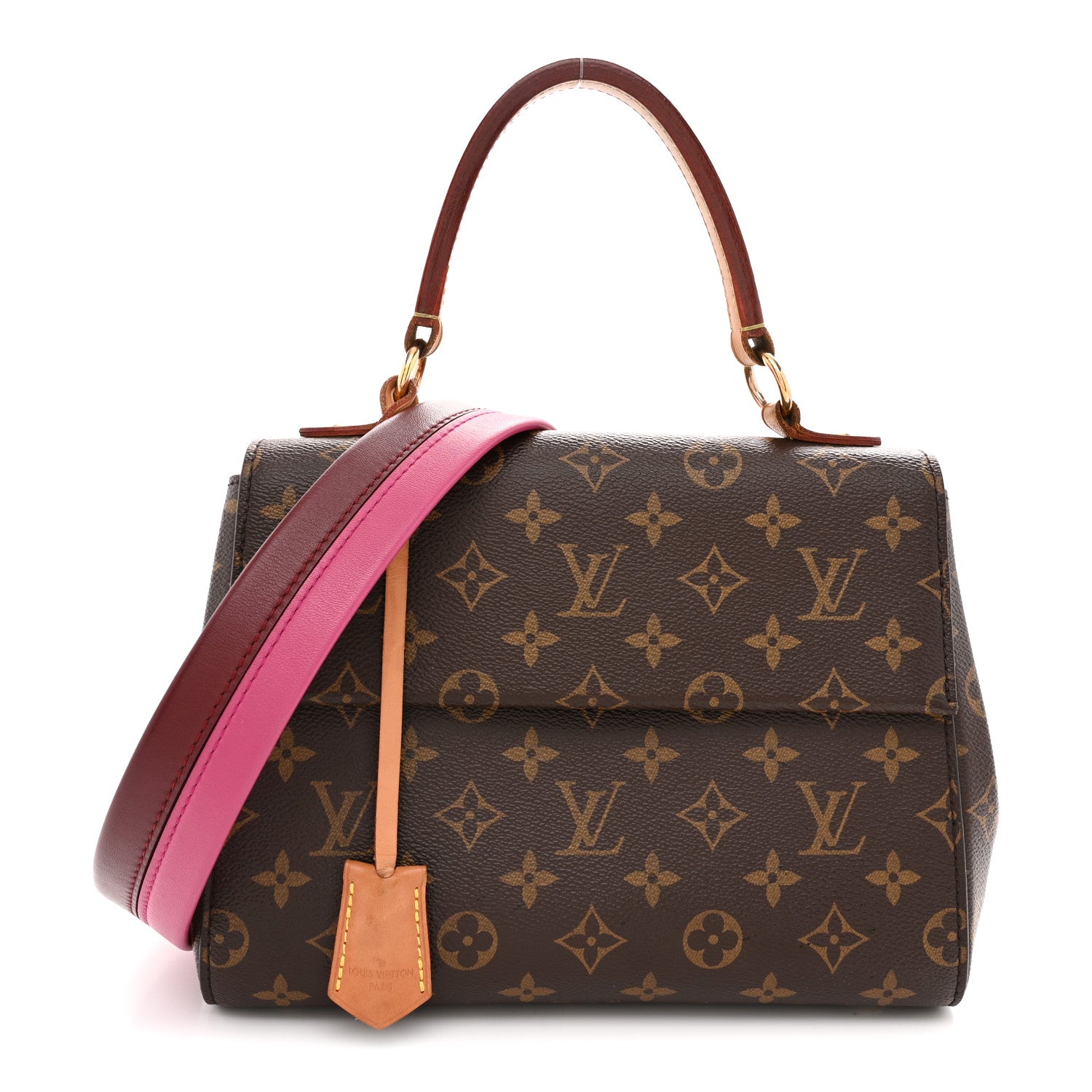 Monogram Cluny BB Bordeaux Fuchsia