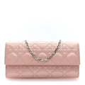 Patent Cannage Lady Dior Rendezvous Wallet On Chain Rose