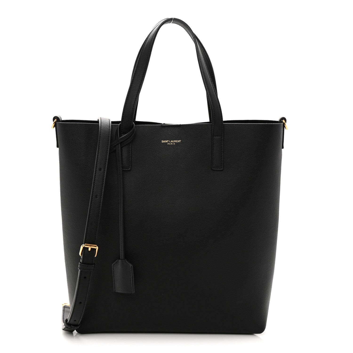 Calfskin Toy Shopping Tote Black
