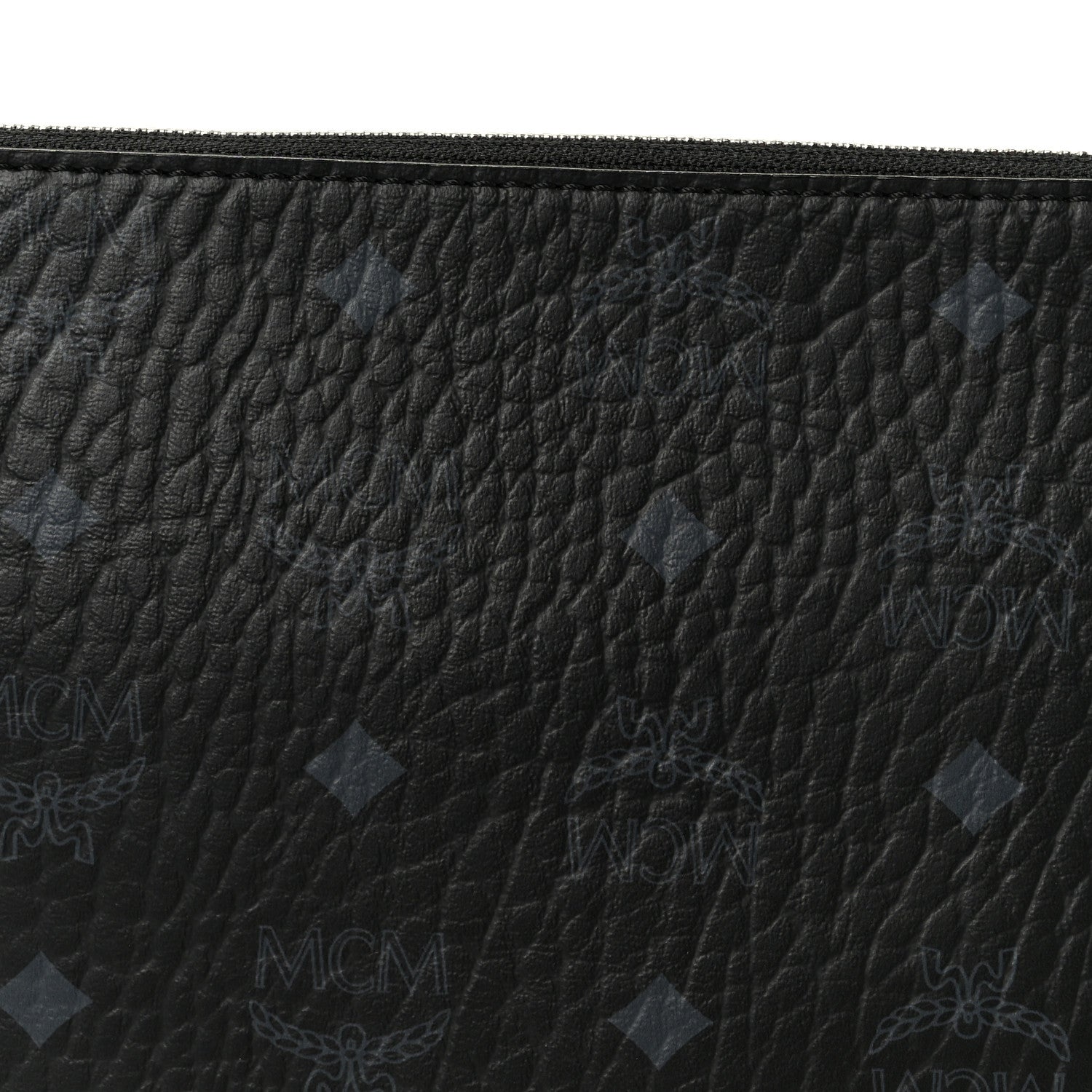 Visetos Medium Crossbody Pouch Black