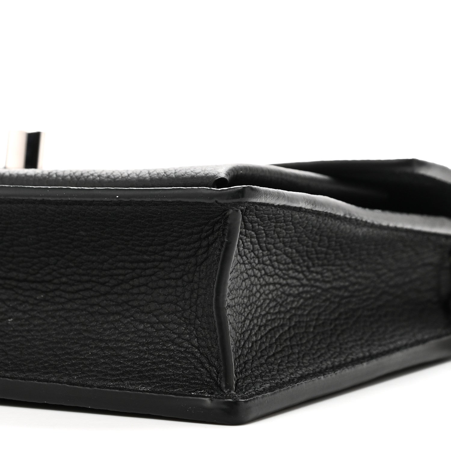 Soft Calfskin My Lockme Chain Pochette Black