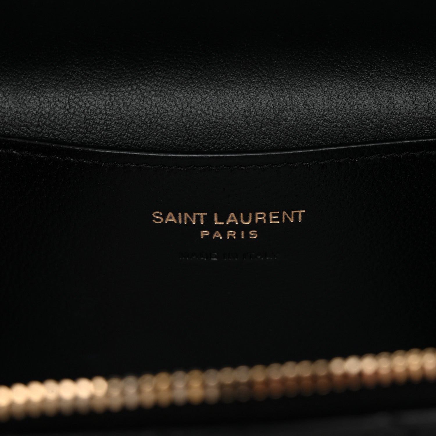 Lambskin Quilted Mini Gaby Vanity Case Black