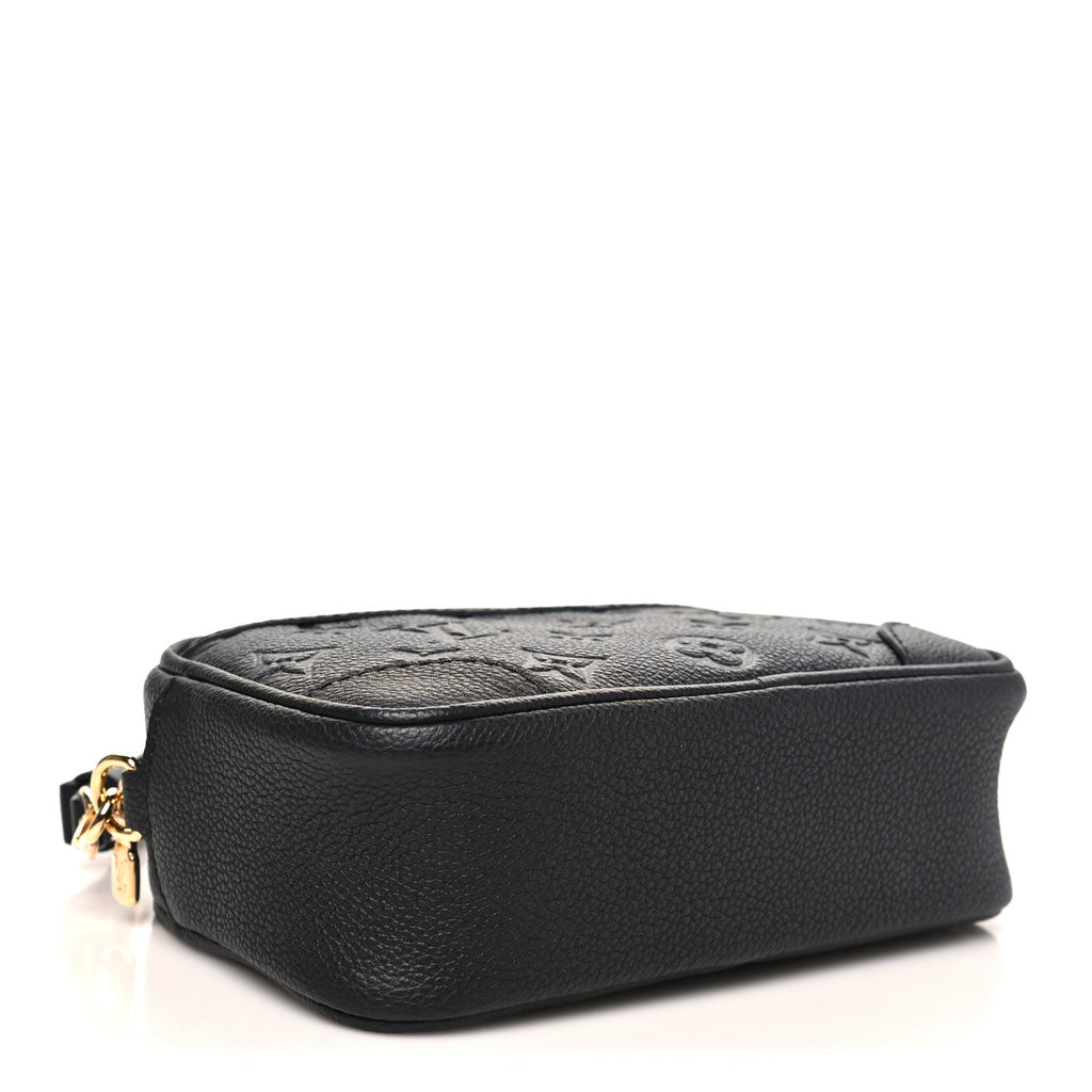 Empreinte Monogram Tiny Camera Bag Black